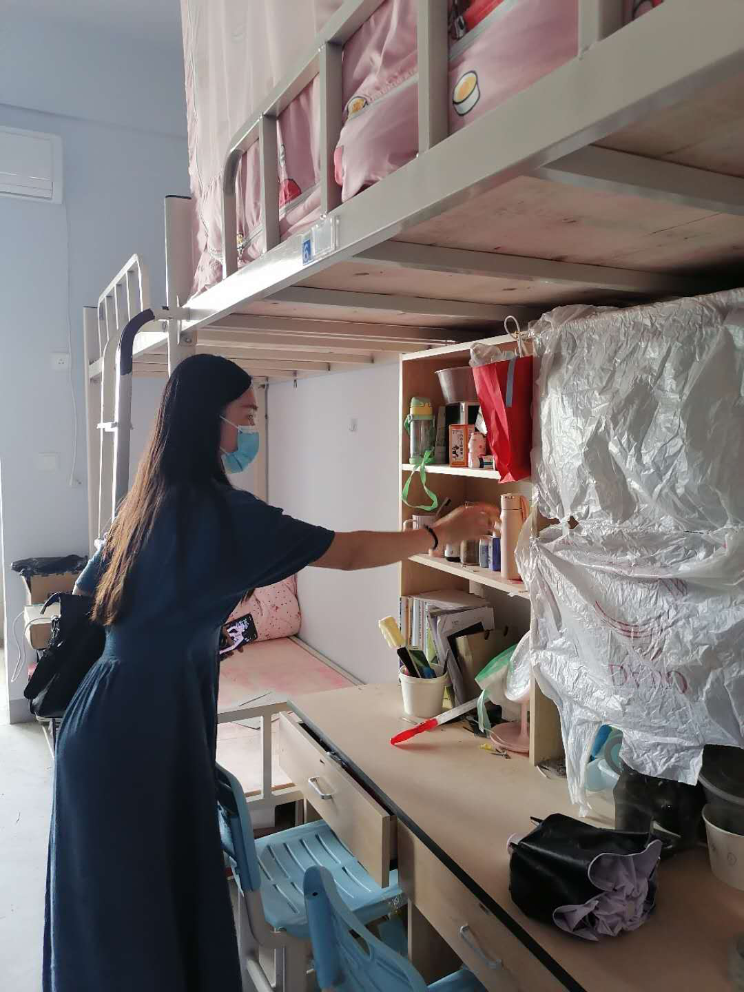 现代服务学院学生宿舍排查工作-郑州旅游职业学院
